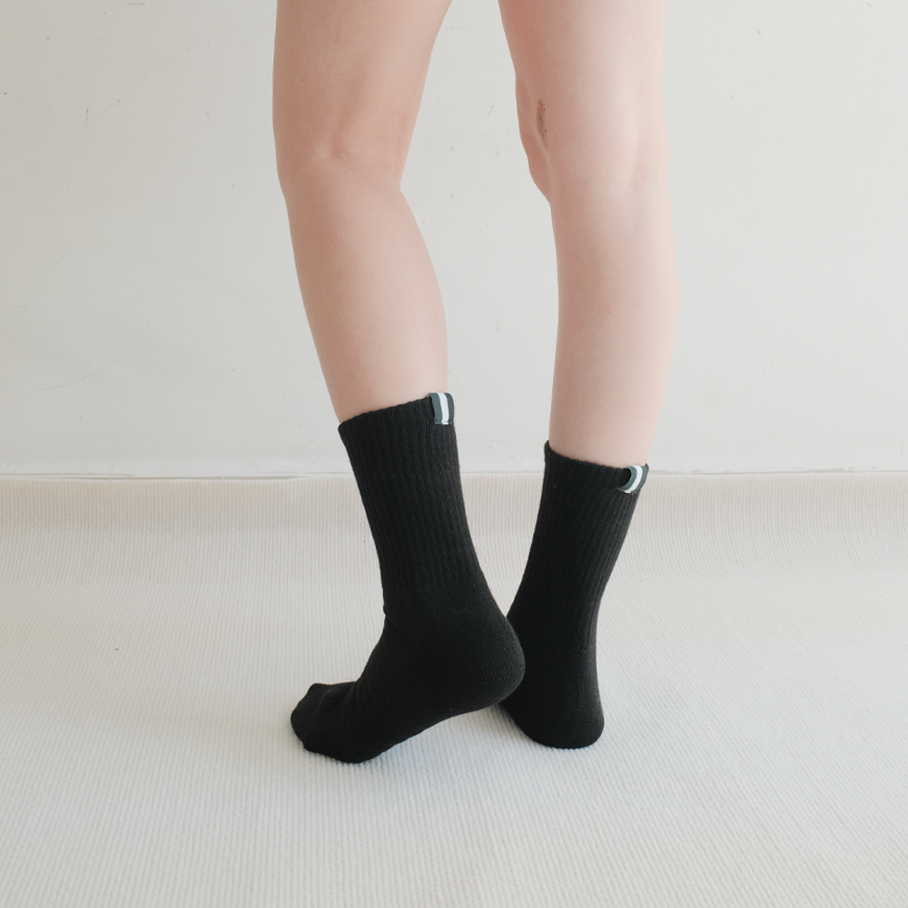 Casual Premium Cotton Basic Crew Socks - CS02