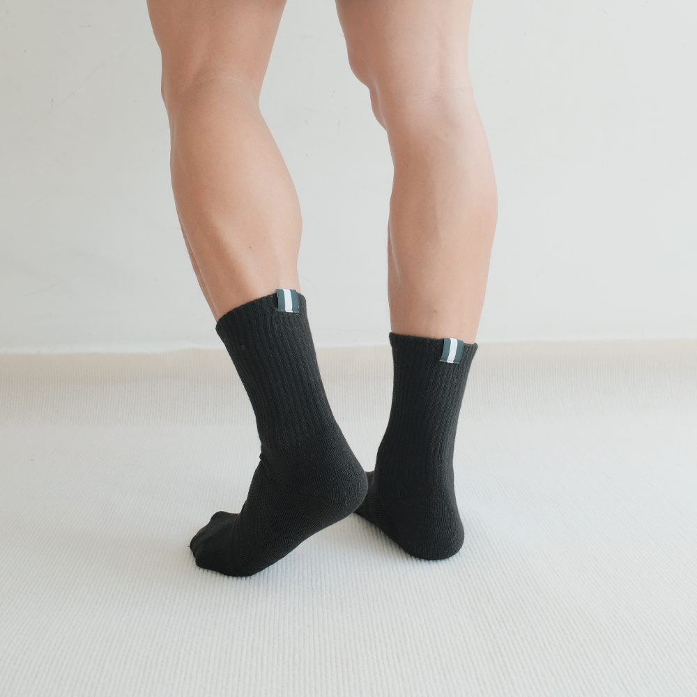 Casual Premium Cotton Basic Crew Socks - CS02