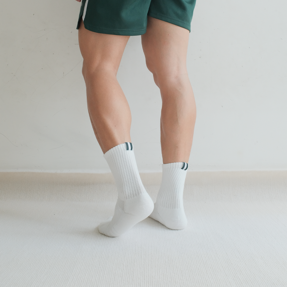Casual Premium Cotton Basic Crew Socks - CS02