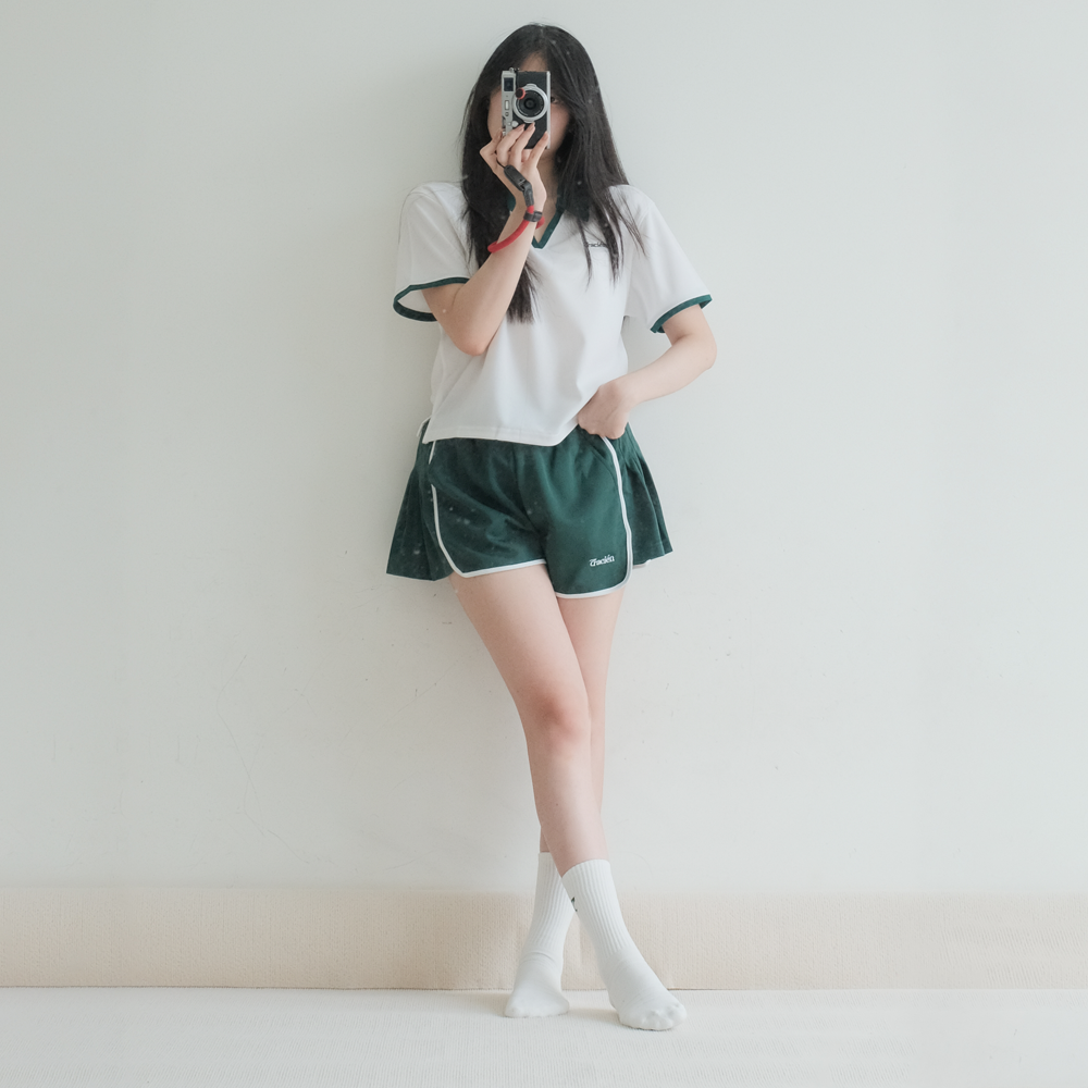 Pleated A-Line Sports Skort - Skort 01