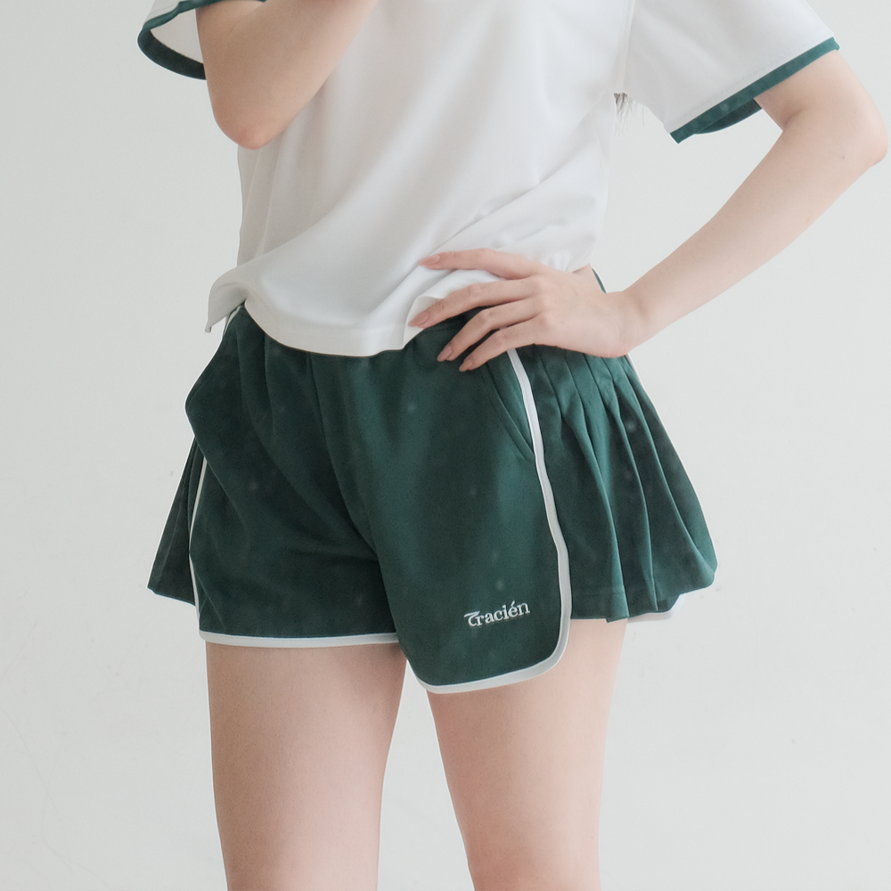 Pleated A-Line Sports Skort - Skort 01