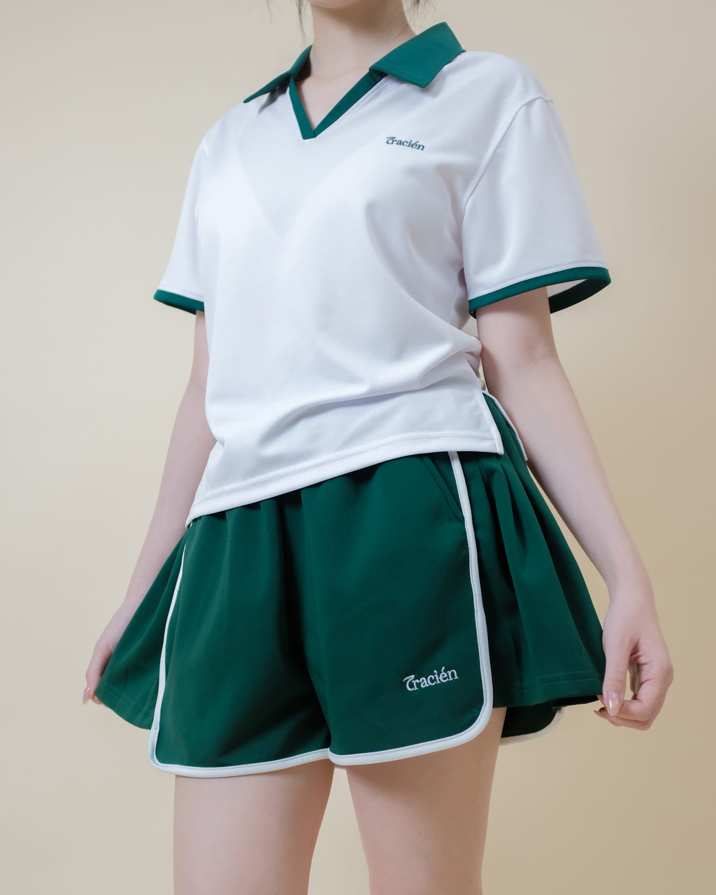 Pleated A-Line Sports Skort - Skort 01